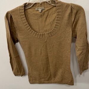 Burberry Tan Crew Neck Sweater